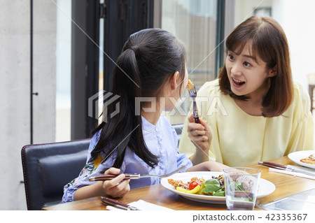 Travel, Family, Mom, Daughter, Korean 42335367