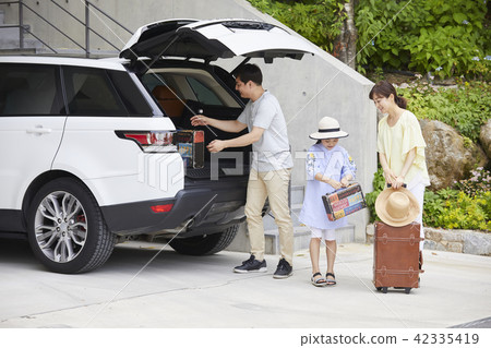 Travel, Family, Dad, Mom, Daughter, Korean 42335419