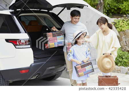 Travel, Family, Dad, Mom, Daughter, Korean 42335428