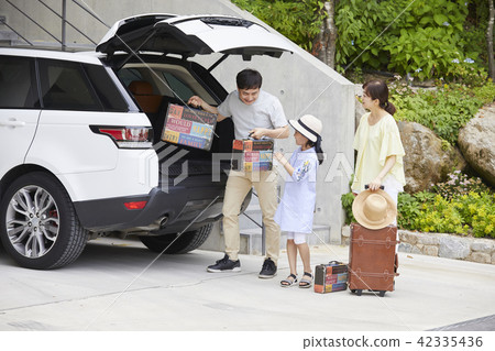 Travel, Family, Dad, Mom, Daughter, Korean 42335436