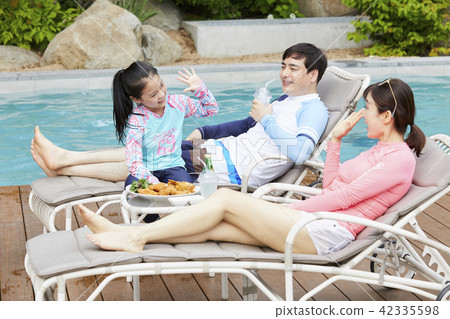 Travel, Family, Dad, Mom, Daughter, Korean 42335598