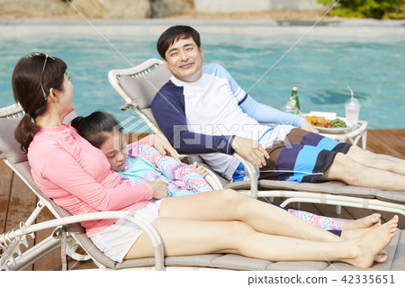 旅行,家庭,爸爸,媽媽,女兒,韓國人 旅行,家庭,爸爸,媽媽,女兒,韓國人 42335651