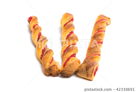 puff with jam isolated puff with jam isolated 42338691