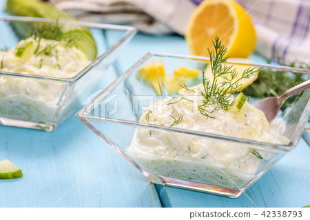 Traditional greek tzatziki 42338793