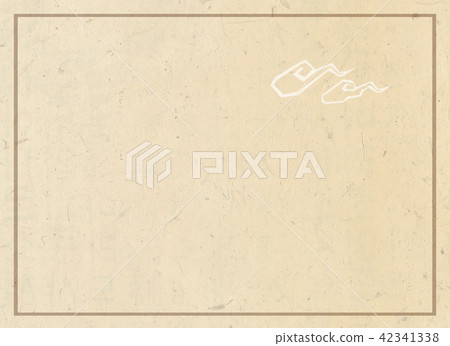 An oriental, traditional background image with a brown border and clouds over a brown background. An oriental, traditional background image with a brown border and clouds over a brown background. 42341338