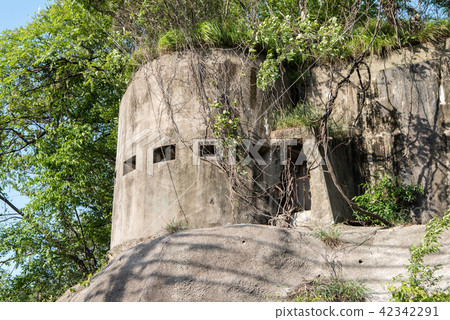 Kushiyama港觀察站遺址廣島kure吳市Funami cho戰爭遺址 Kushiyama港觀察站遺址廣島kure吳市Funami cho戰爭遺址 42342291