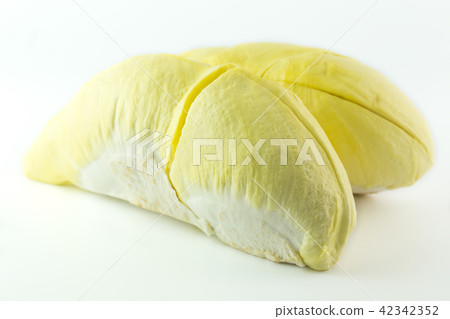 Durian isolated on white background Durian isolated on white background 42342352