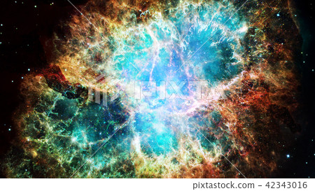 Nebula and galaxies in space. Nebula and galaxies in space. 42343016