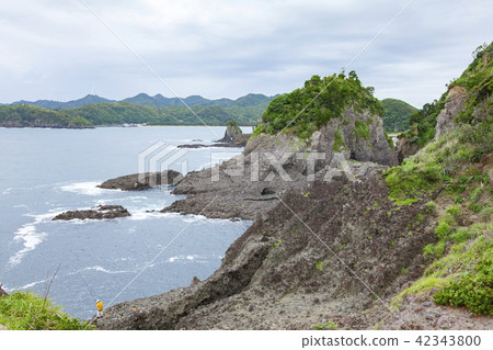 在靜岡縣賀茂郡南伊豆町，從Tarai南伊豆觀看Yumigahama方向 42343800