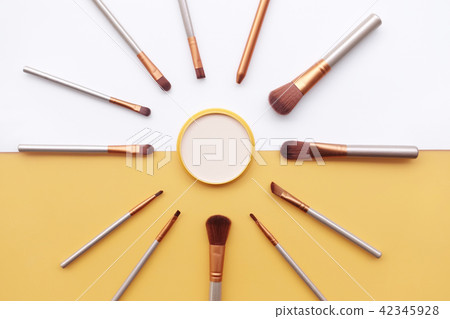 collection of make up and cosmetic beauty products 42345928