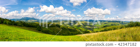 panorama of mountainous countryside 42347182