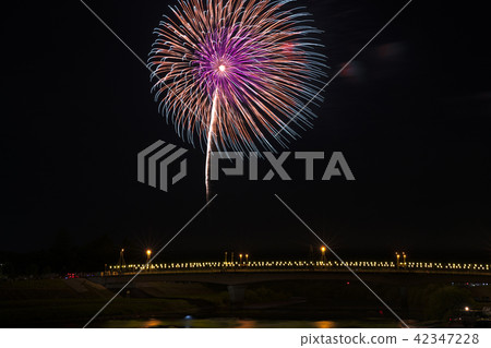 Fireworks display for Miyagi Sasuma Summer Festival Okanawa fireworks 42347228
