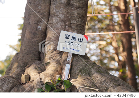 Miyaji山(Fukutsu市)山標誌 Miyaji山(Fukutsu市)山標誌 42347496