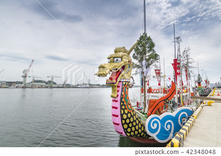Miyagi Shiogama Minato Festival Mikoshi Ocean Passage Pray for maritime safety reconstruction Miyagi Shiogama Minato Festival Mikoshi Ocean Passage Pray for maritime safety reconstruction 42348048