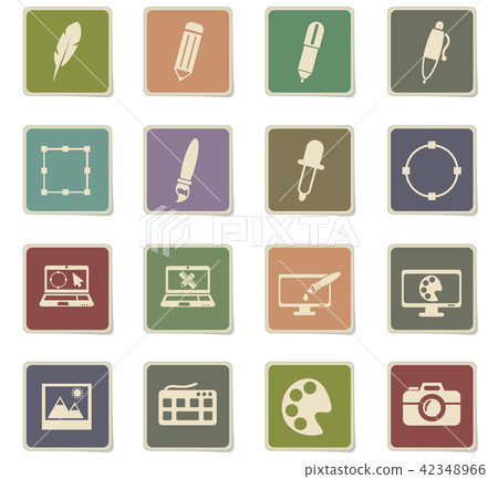 design icon set - Stock Illustration [42348966] - PIXTA
