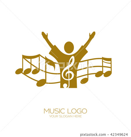 Music logo. Christian symbols. Music logo. Christian symbols. 42349624