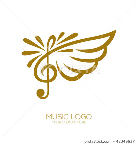 Music logo. Christian symbols. Music logo. Christian symbols. 42349637