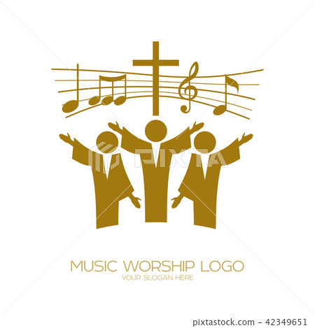Music logo. Christian symbols. Music logo. Christian symbols. 42349651