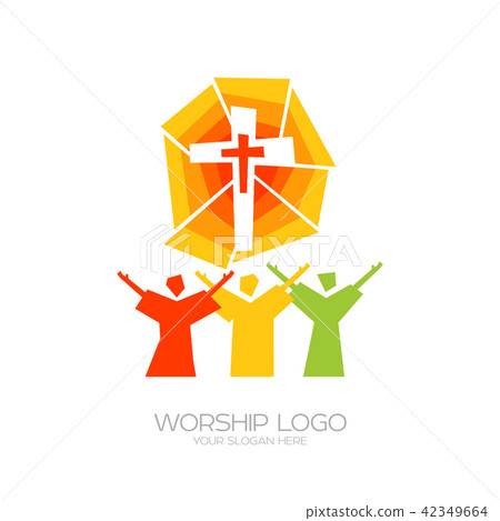 Music logo. Christian symbols. Music logo. Christian symbols. 42349664