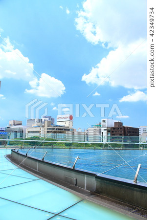 夏天名古屋市都市風景 夏天名古屋市都市風景 42349734