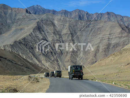 Mountain road in Ladakh, India Mountain road in Ladakh, India 42350690