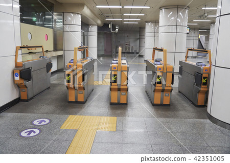 Ticket gate, WorldCom stadium station Ticket gate, WorldCom stadium station 42351005