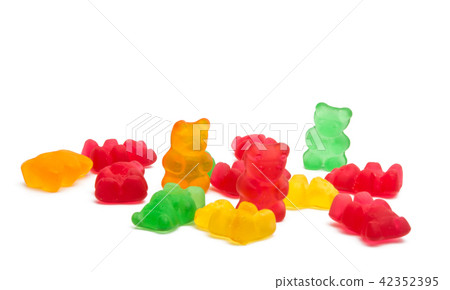 jelly bears isolated jelly bears isolated 42352395