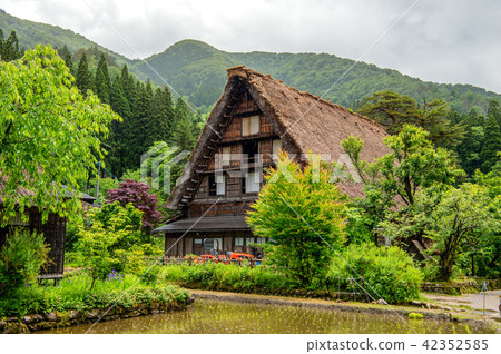 日本 白川鄉 飛驒 五箇山 合掌村 合掌聚落 Shirakawa go 白川郷 五箇山 合掌造り 42352585