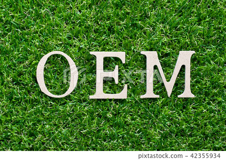 Wood alphabet in word OEM 42355934