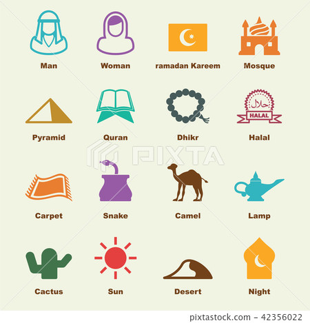 arabian elements, vector infographic icons arabian elements, vector infographic icons 42356022