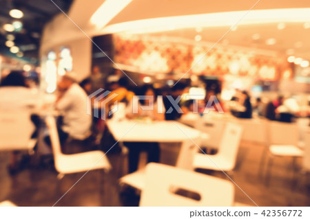Abstract motion blurred in coffee shop Abstract motion blurred in coffee shop 42356772