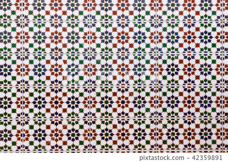 ceramic tiles on the wall in the street, Spain ceramic tiles on the wall in the street, Spain 42359891