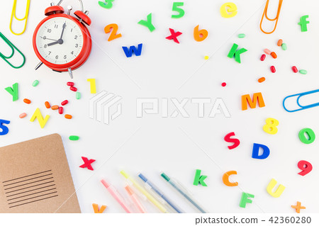 Back to school concept with office supplies 42360280