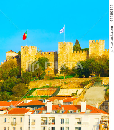 Ancient Lisbon Castle, Portugal 42360563