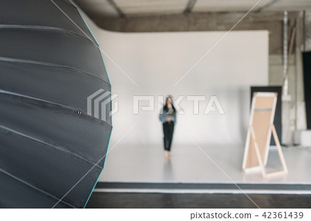 Professional lighting equipment in photo studio 42361439