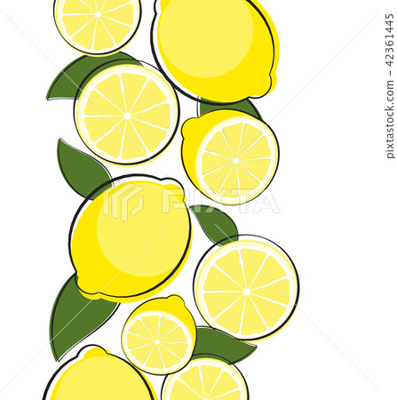 Abstract Lemon Natural Background Vector Illustration 42361445