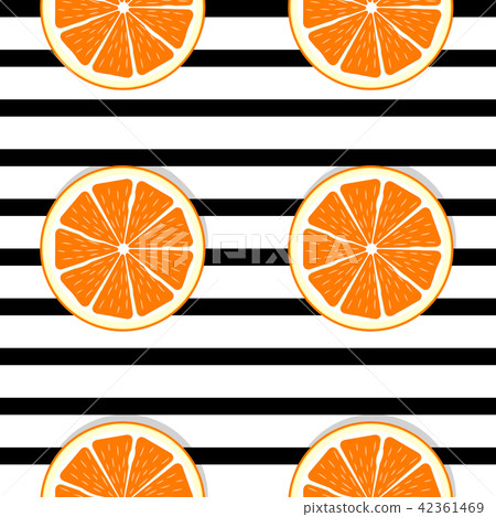 Abstract Orange Seamless Pattern Background Vector Illustration 42361469