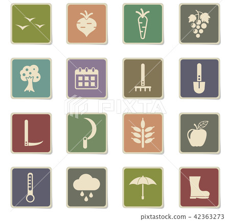 autmn icon set 42363273