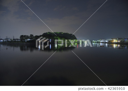 橫濱市金澤區野島鎮[夏天]野島公園南側的夜景 42365910