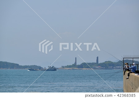 從保亭港觀看犬島 42368385