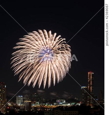 煙花匯演,煙花匯演,夜景 煙花匯演,煙花匯演,夜景 42369087