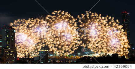 煙花匯演,煙花匯演,夜景 煙花匯演,煙花匯演,夜景 42369094