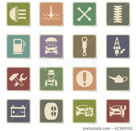 car service icon set car service icon set 42369502