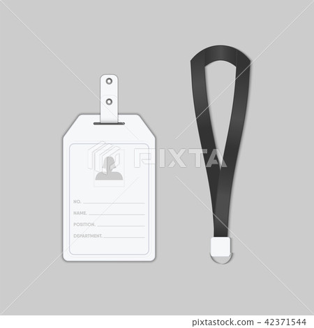 Employees identification card, Tag name, Vector Employees identification card, Tag name, Vector 42371544