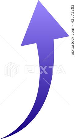 Curved Arrow Curved Colorful Stock Illustration