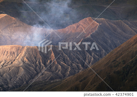 Mount Bromo, active volcano crater 42374901