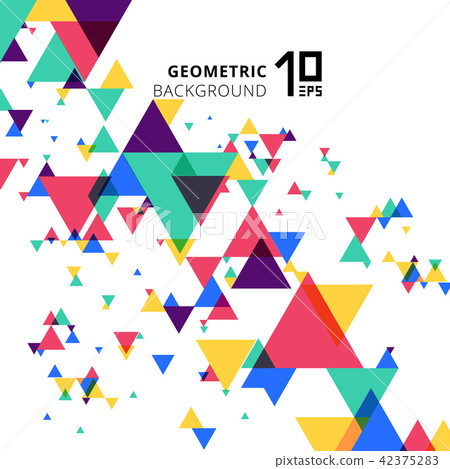Abstract colorful and creative modern geometric 42375283