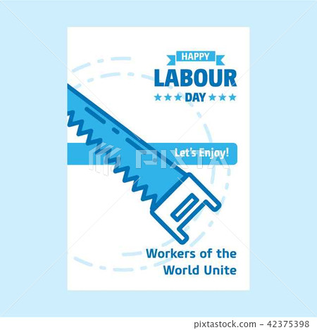 Happy Labour day design poster brochure 42375398