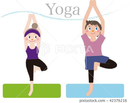 Yoga 16 (Men and women who do yoga) 42376216