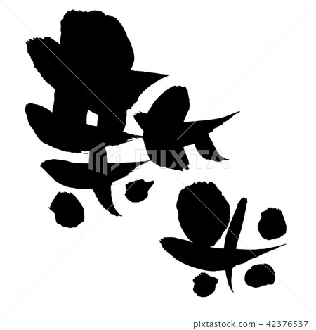 Brush character material New rice Rice vector illustration 42376537
